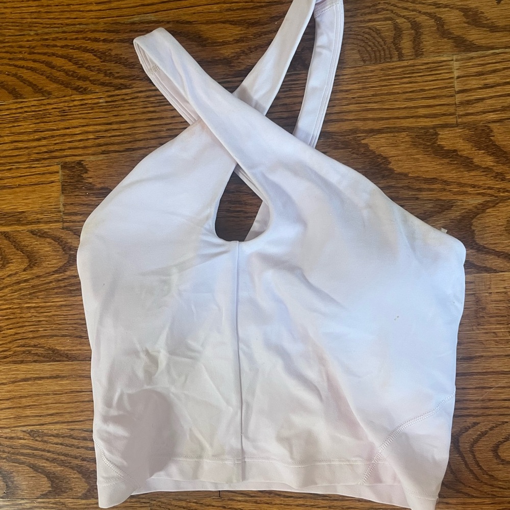 Lululemon strawberry milkshake align crisscross tank